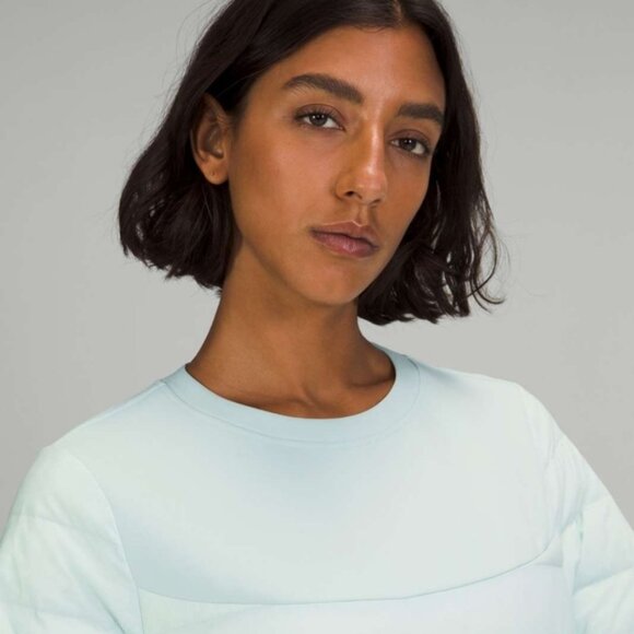 Lululemon Down and Around Crew Delicate Mint like new - Picture 3 of 11